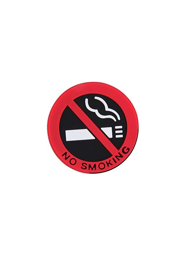 SOLDOUT 5 PCS No Smoking Warning Sign Decal Sticker for Car, Cab, Taxi (Pack of 5)  - Image 5