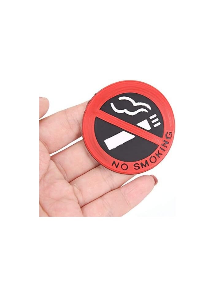 SOLDOUT 5 PCS No Smoking Warning Sign Decal Sticker for Car, Cab, Taxi (Pack of 5)  - Image 3