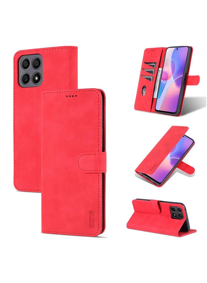 The Bros Case For Honor X30i Skin Feel Calf Texture Horizontal Flip Leather Phone Case