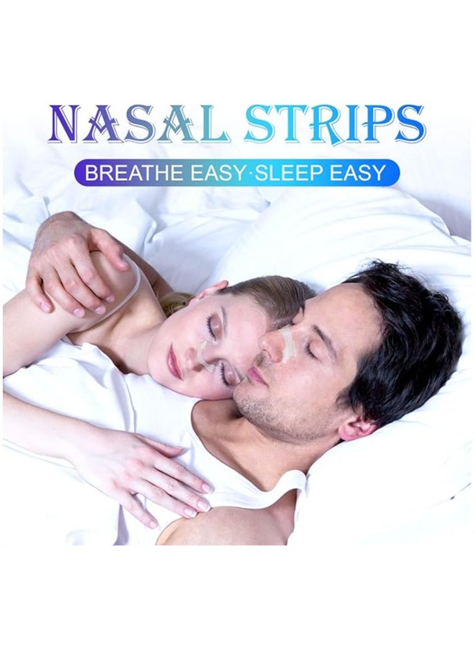 Elaimei Nasal Strips 80 Pack, Nose Strips for Breathing, Relieve Nasal Congestion Due to Colds & Rhinitis, Make Your Nose Breathe Easier, Reduce Snoring, Improve Sleep, Snoring solution For Men and Women  - Image 4