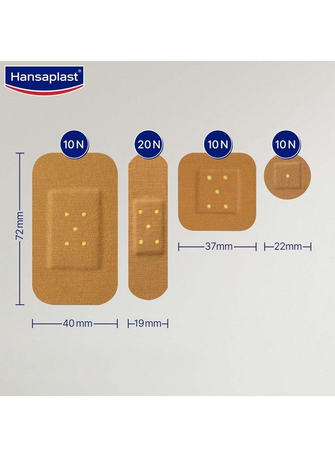 Hansaplast Antiseptic Plasters In Various Shapes & Sizes | Pack Of 50 Units | First Aid Kit | Breathable Fabric | Home Essential Kit | Antiseptic Wound Pad  - Image 4