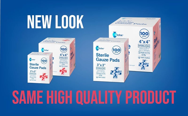 Globe Advanced Sterile NonAdherent Pads 100Pack 3 x 4 NonAdhesive Wound Dressing Highly Absorbent  NonStick Painless RemovalSwitch Individually Wrapped for Extra Protection 3 x 4 - Image 4