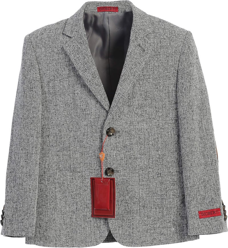 Gioberti Kids and Boys Lightweight Formal Tweed Blazer Jacket - Image 2