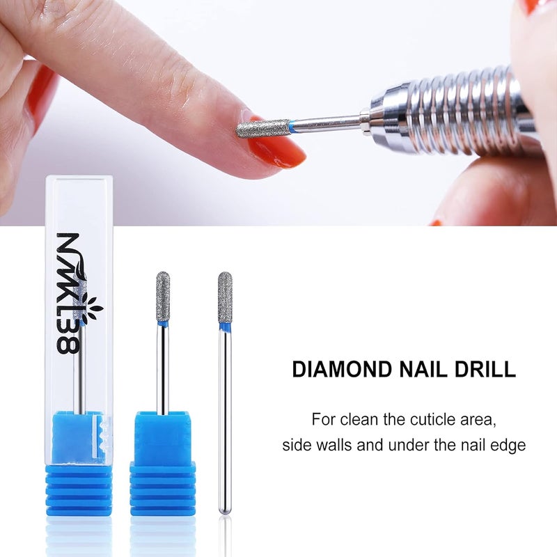 NMKL38 Diamond Nail Drill File Bit for Manicure and Pedicure - Image 3
