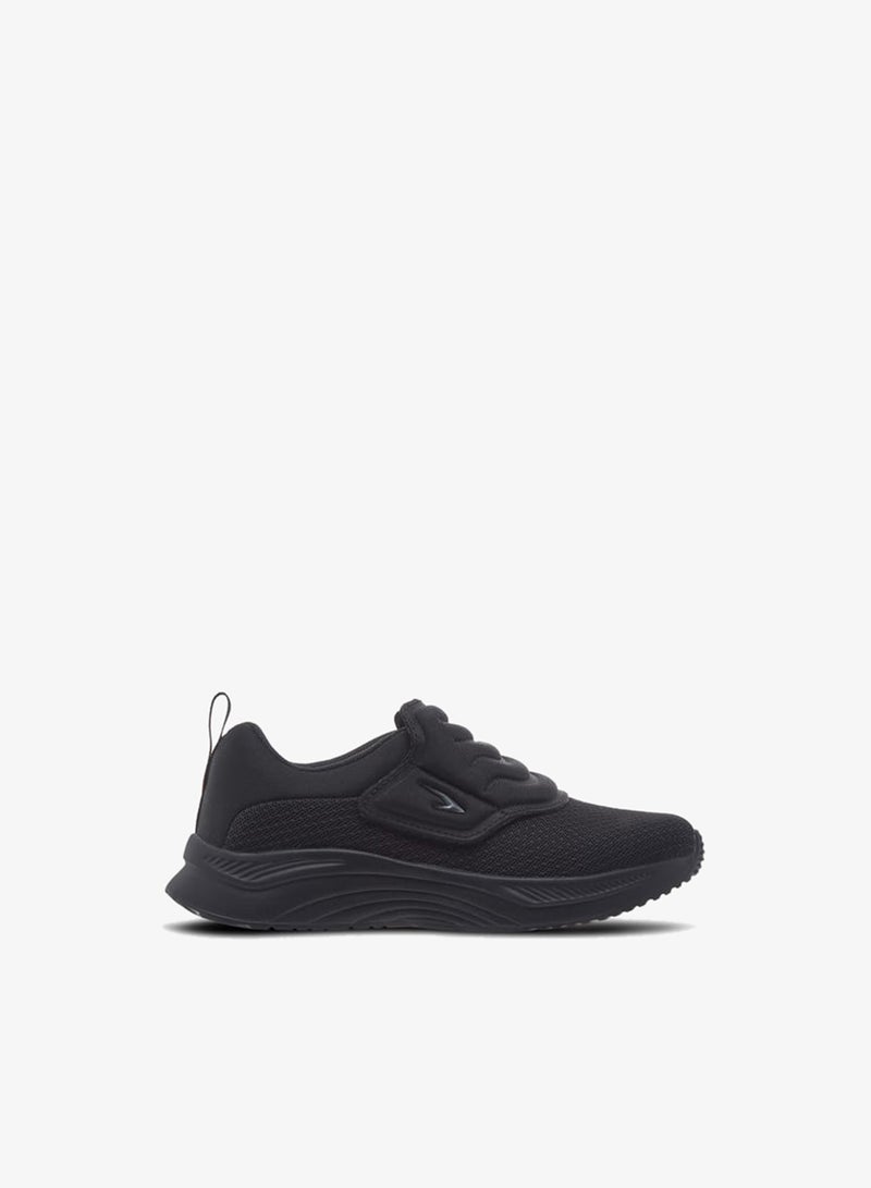 Dash Boys Textured Sneakers with Hook and Loop Closure - Image 1
