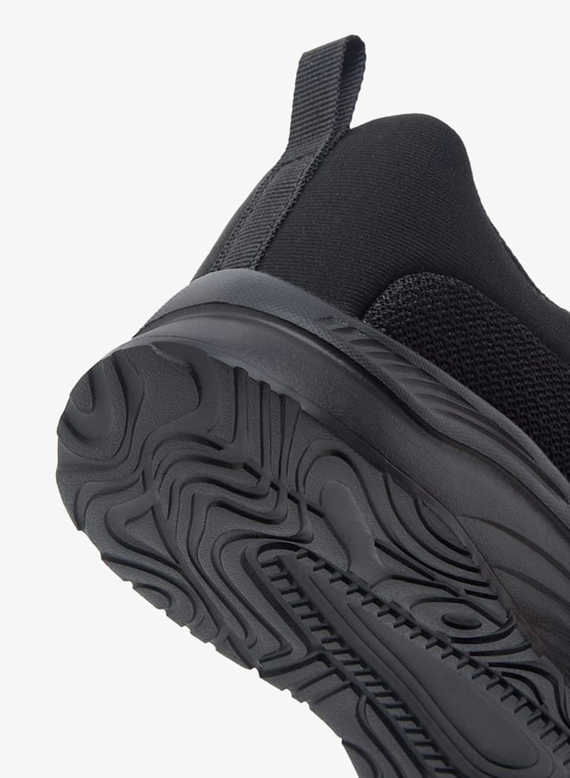 Dash Boys Textured Sneakers with Hook and Loop Closure - Image 5