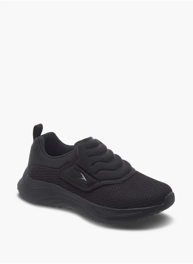 داش Boys Textured Sneakers with Hook and Loop Closure