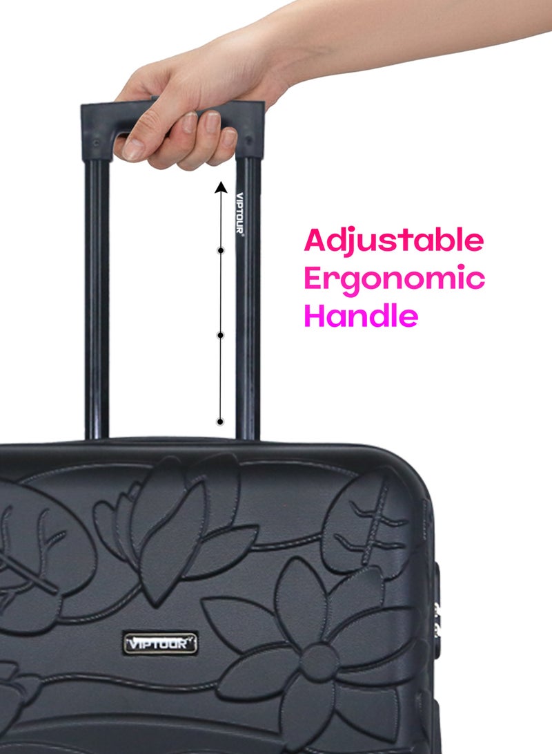 فيبتور طقم حقائب سفر 3 قطع ABS بعجلات مع نظام رقم قابل للقفل - Image 5