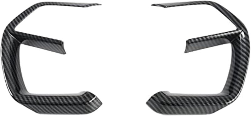 Wivplex Carbon Fiber Steering Wheel Button Frame Trim for Hyundai Tucson - Image 1