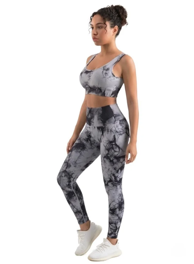 Thugfit Grey THUGFIT FunkyHues Performance-Stride Fitness Suit - Grey for Women | Best Price UAE