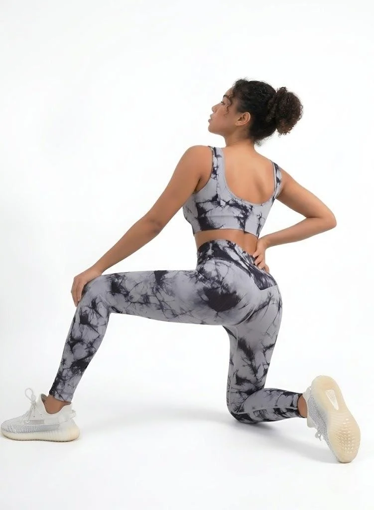 Thugfit Grey THUGFIT FunkyHues Performance-Stride Fitness Suit - Grey for Women | Best Price UAE