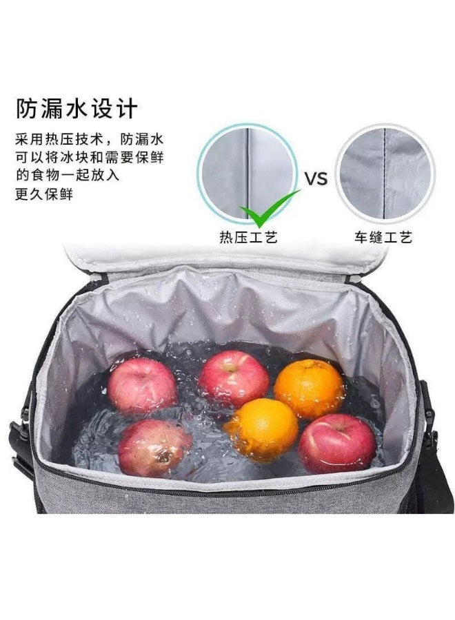 Thermal Gabardine Ice Box Lunch Bag