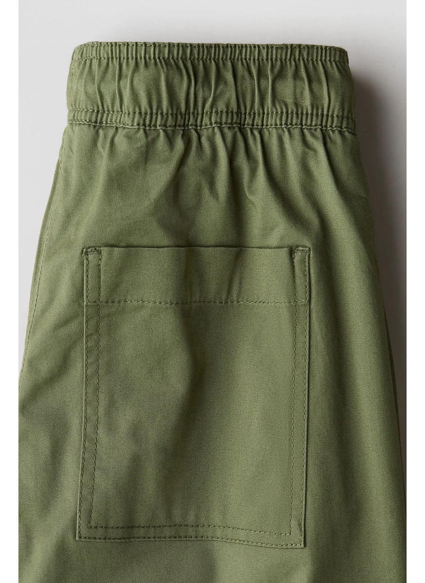H&M Lined Twill Joggers