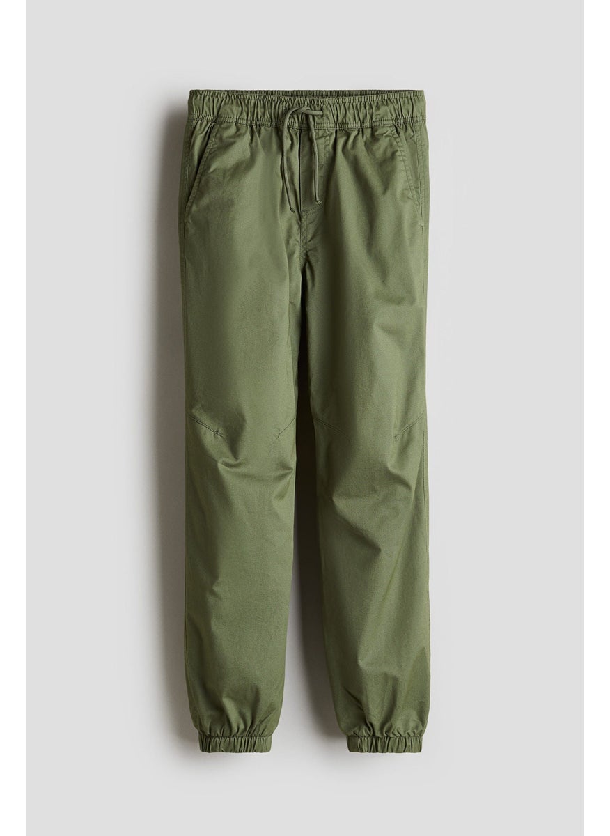 H&M Lined Twill Joggers  - Image 1
