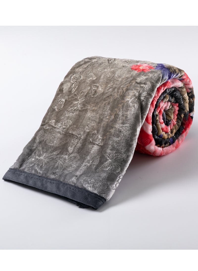 ستارجولد بطانية غائمة فاخرة بطبقة واحدة مصنوعة من خيوط البوليستر المغزول بنسبة 100%، تم الحصول عليها من البوليستر البكر وهو مناسب للشتاء وموسم الأمطار 155 × 210 سم 5 رطل - Image 3