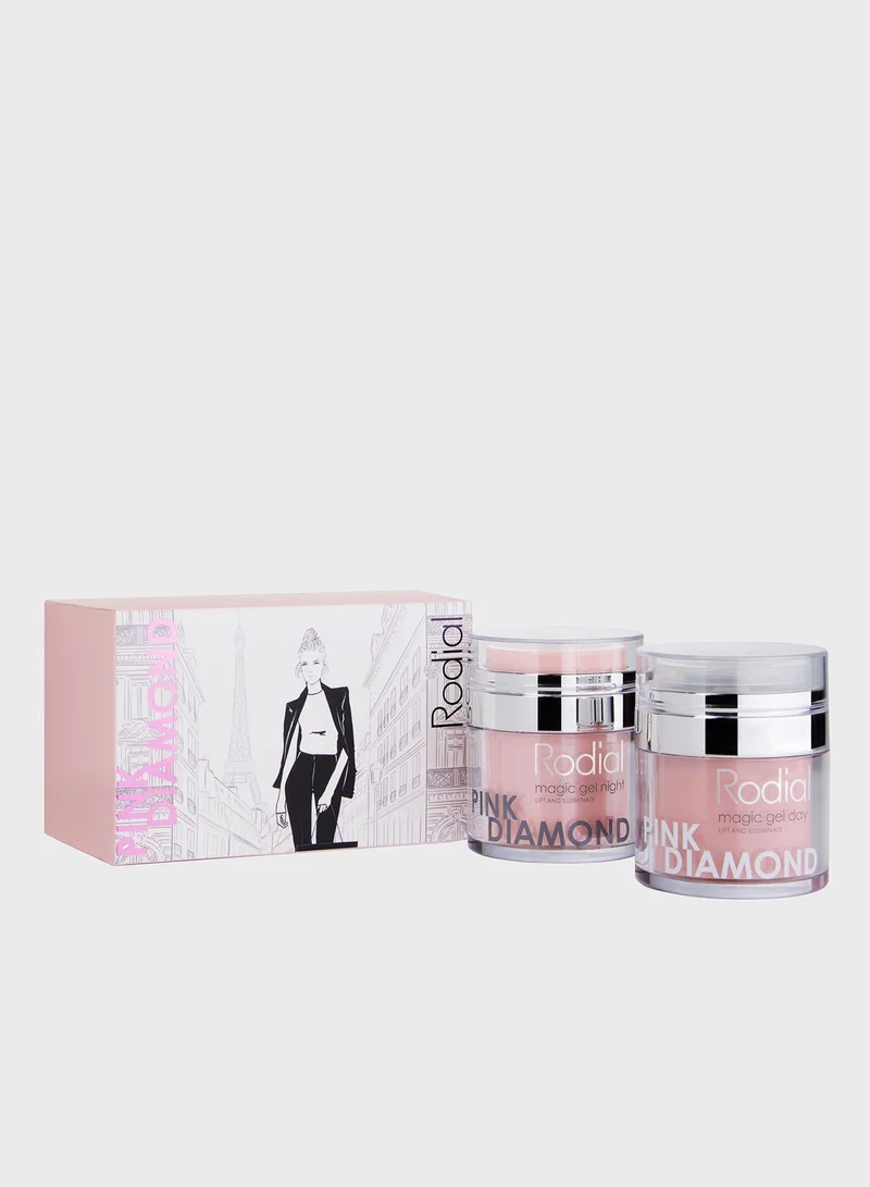 Rodial Pink Diamond Mini Magic Gel Kit - Day & Night 50Ml