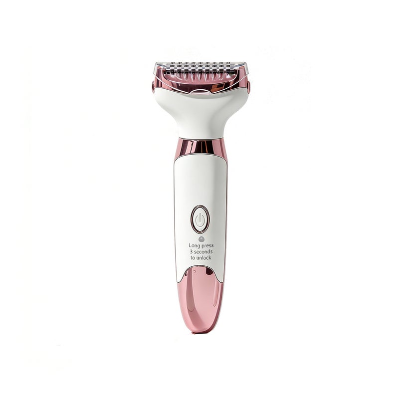 WAIKIL 4-in-1 USB Electric Hair Removal Device for Women - Rose Gold & Gunmetal - Image 5