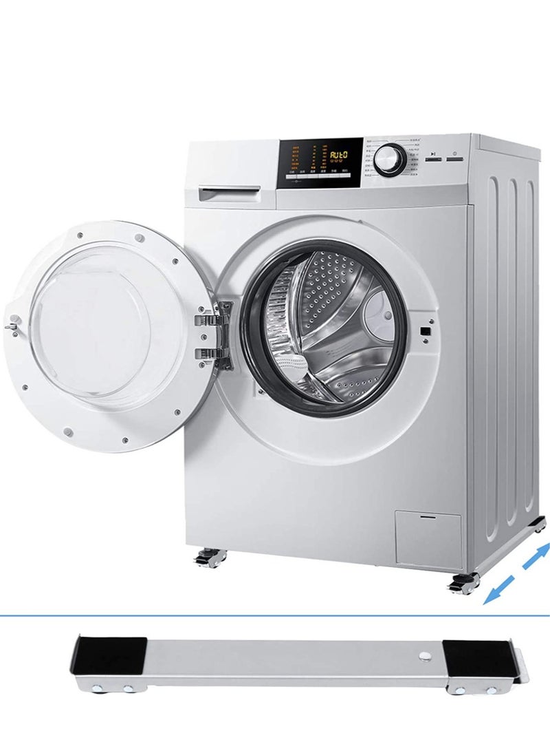 Washing Machine Stand with Wheels Adjustable Roller Base Mobile Roller Refrigerator Base Moving Cart for Dryer Fridge Furniture  - Image 5
