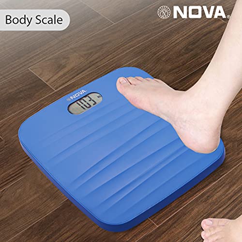 Nova BGS -1260 Ultra Lite Electronic Digital Personal Body Scale (Black/ Sea Blue - Colour May Vary) - Image 3