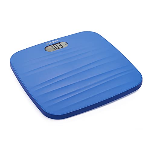 Nova BGS -1260 Ultra Lite Electronic Digital Personal Body Scale (Black/ Sea Blue - Colour May Vary) - Image 1