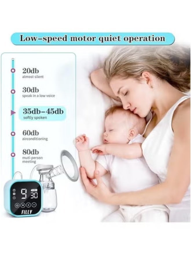 Filly Electric Double Breast Pump with Lactation Function Wearable Hands Free Electric Automatic Breastfeeding Breast Pump with added 250 ml milk storage bags 10 pieces - Image 3