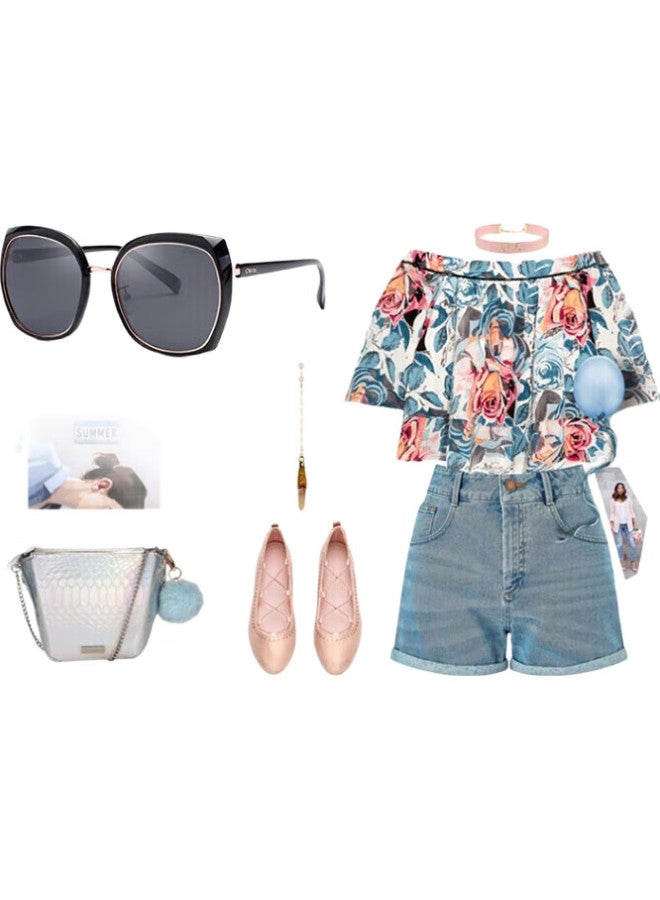 CAXMAN Fashion Cat-Eye Style Sunglasses For Women, Polarized Sunglasses, Casual Face-Flattering Trendy Style Glasses Cx3183 - Image 2