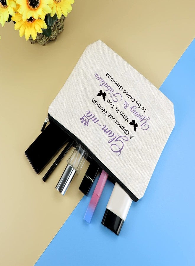 هدايا للجدة، حقيبة مكياج أنيقة، هدايا تقدير للجدة، هدية عيد الأم، هدية عيد ميلاد، حقيبة مستحضرات تجميل للسفر، هدايا من الأحفاد، هدايا أنيقة، هدية عيد الميلاد وعيد الشكر للجدة - Image 4