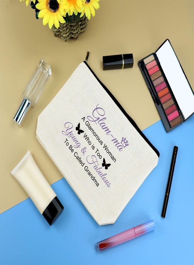 هدايا للجدة، حقيبة مكياج أنيقة، هدايا تقدير للجدة، هدية عيد الأم، هدية عيد ميلاد، حقيبة مستحضرات تجميل للسفر، هدايا من الأحفاد، هدايا أنيقة، هدية عيد الميلاد وعيد الشكر للجدة - Image 3