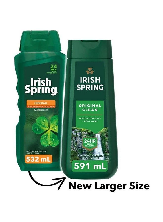 Irish Spring غسول الجسم الأصلي للرجال 20 أونصة 591 مل (منتج أمريكي) - Image 4