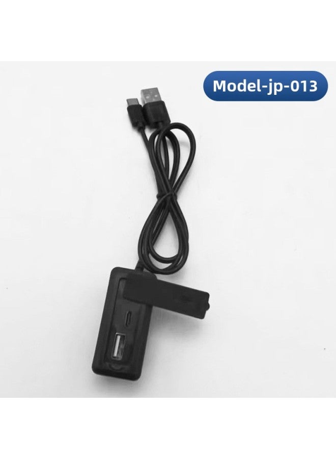 Backpack Usb Charging Cable Bag Android Data Cable Luggage External Usb Charging Cable Interface Accessories-Color:Model-jp-013 (ordinary Fast Charging Type)  - Image 1