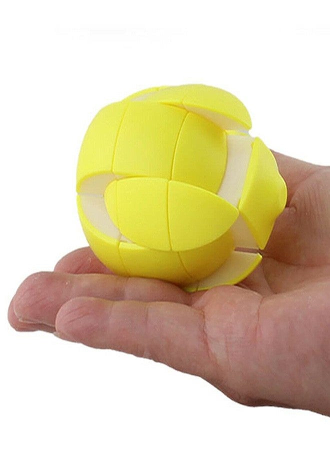 Plutofit Fruit Shape Stickerless Lemon Cube Magic Puzzle - Image 5