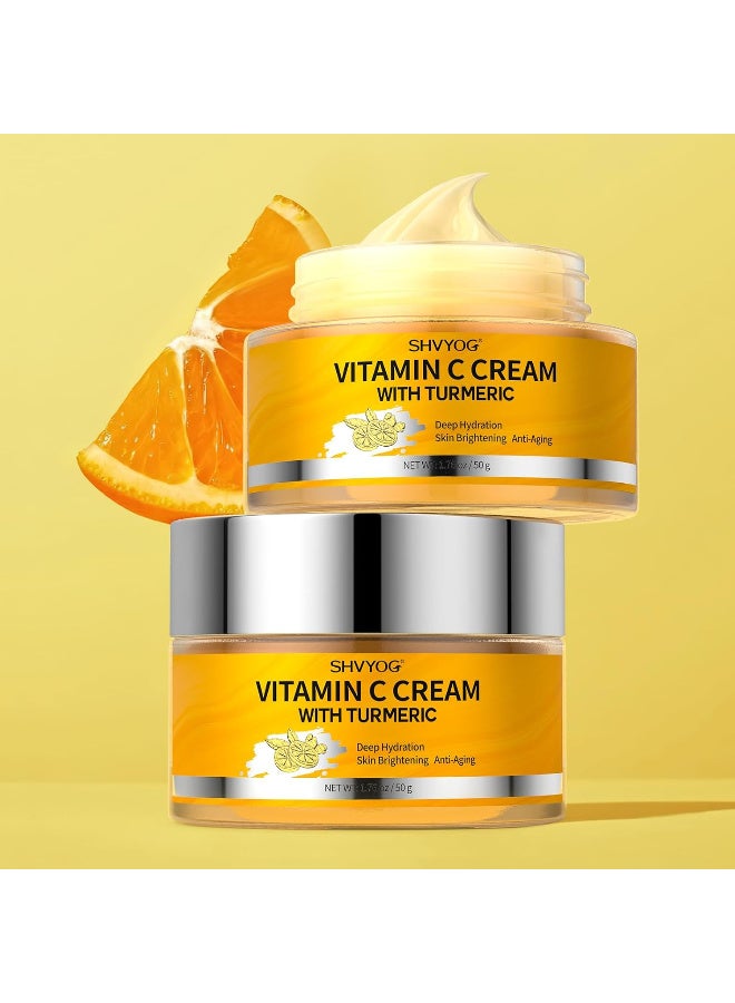 اس اتش ڤي واي او جي كريم الوجه بخلاصة الكركم من شفييوج بفيتامين سي، مرطب ومكافح للشيخوخة لتقوية البشرة وتفتيحها، مخصص للبقع الداكنة والتجاعيد وتوحيد لون البشرة، يمكن استخدامه ككريم نهاري وليلي - Image 5