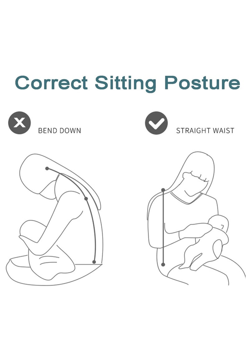 Arabest Floor Chair Floor Cushion Folding Padded Gaming Chair Adjustable 5-Position Floor Seat with Back Support for Kids Adult Great for Gaming Reading Meditating - Image 4
