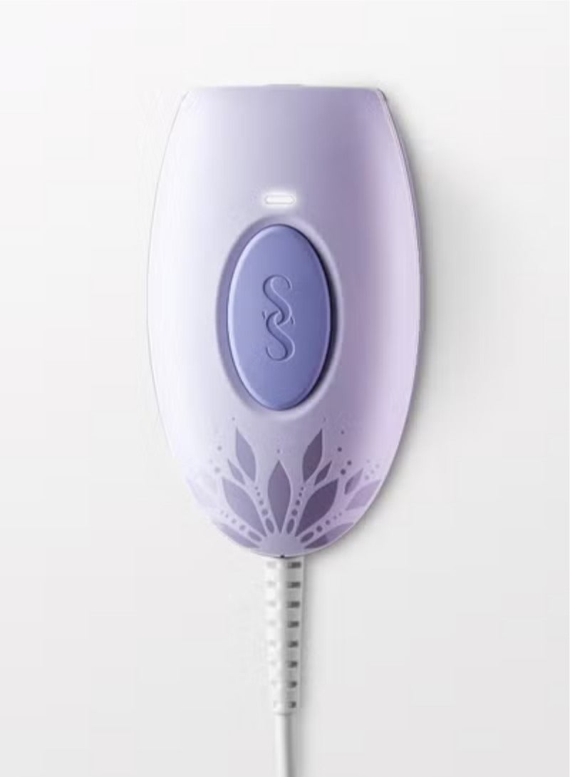 سموث سكن  Smoothskin - جهاز إزالة الشعر بالليزر Pure Mini Lite Lilac IPL، يدوم طويلاً، لإزالة الشعر من الجسم والبكيني والوجه، بديل لليزر وماكينة الحلاقة للبكيني، تم اختباره سريريًا وحصل على موافقة إدارة الغذاء والدواء - Image 1