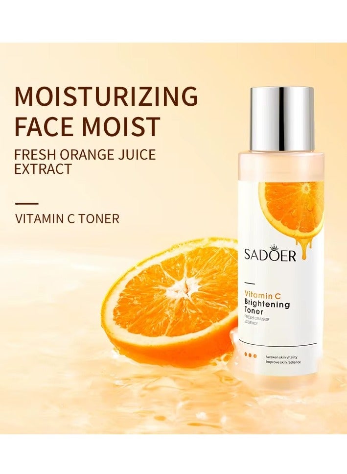 SADOER Vitamin C Brightening Toner 120ml Face Toner for Glowing Skin and Pore Refining Hydrating Formula for Women and Men - Image 3