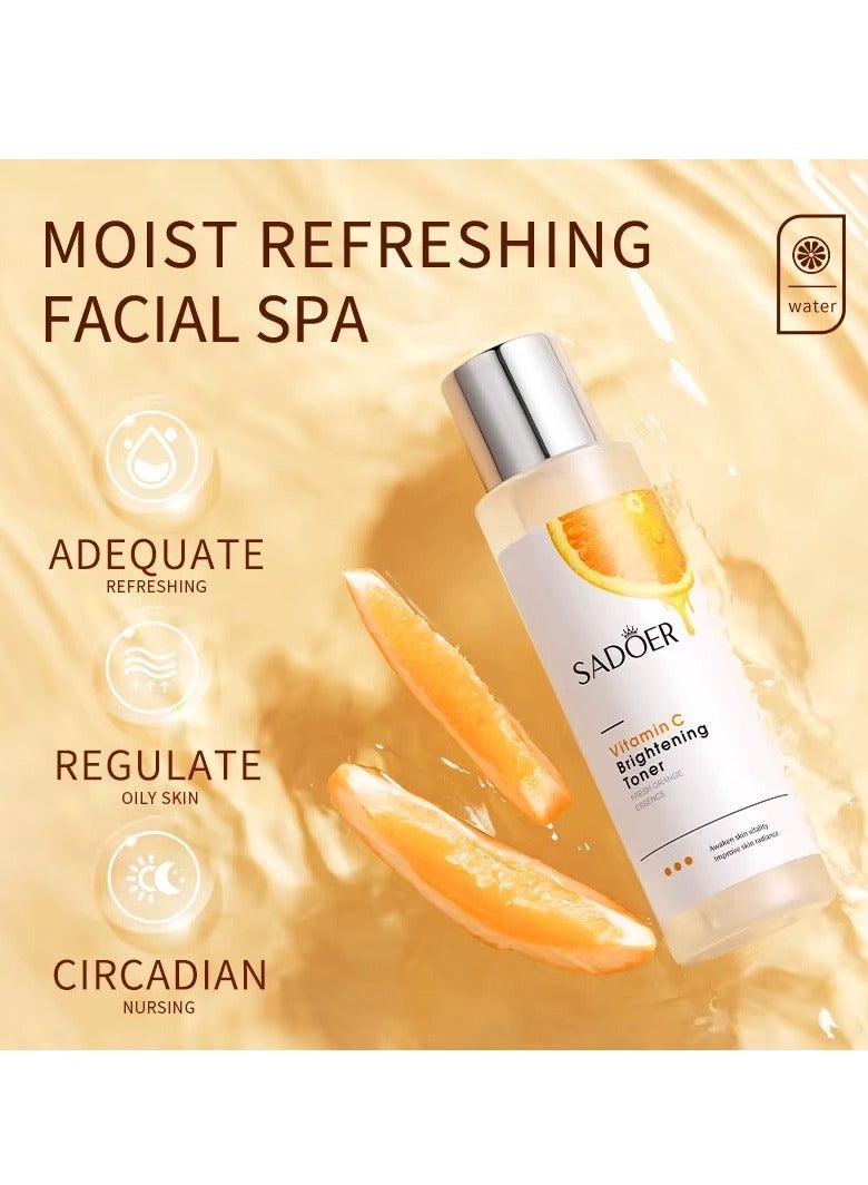 SADOER Vitamin C Brightening Toner 120ml Face Toner for Glowing Skin and Pore Refining Hydrating Formula for Women and Men - Image 4