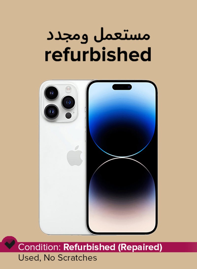 Apple Refurbished - iPhone 14 Pro 256GB Silver 5G With Facetime - International Version - Image 1