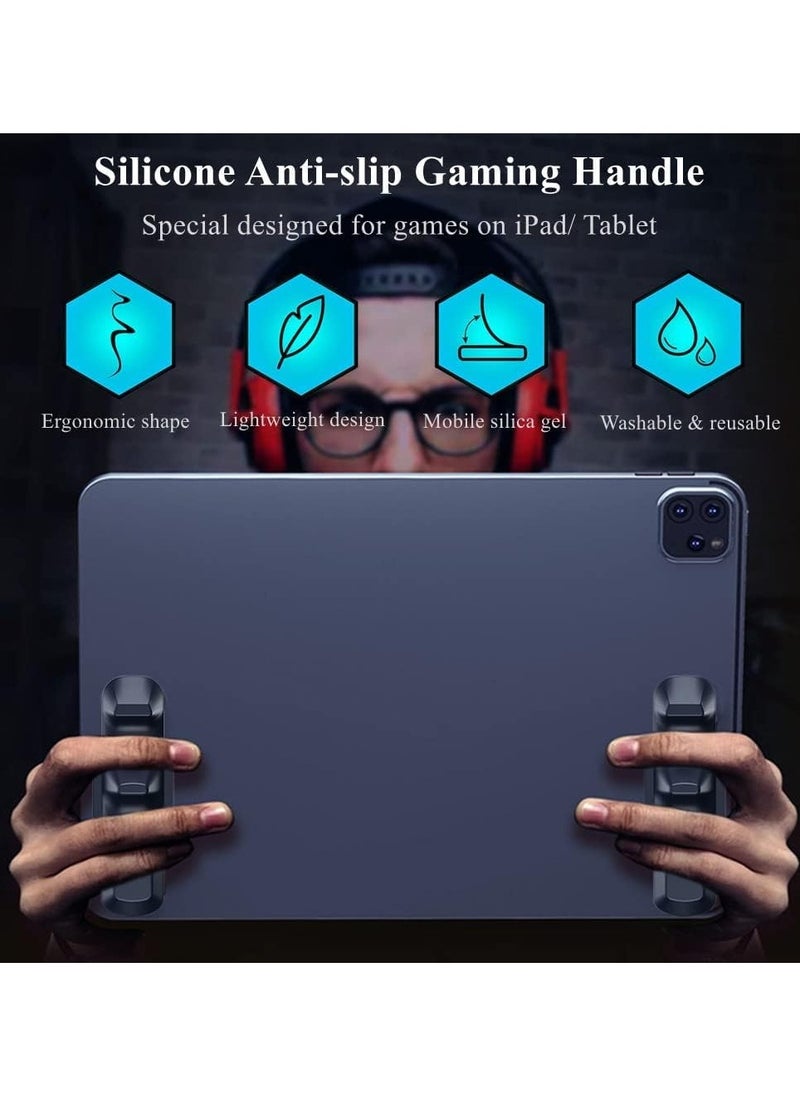 Generic - Gaming Handle for iPad - Multi-Finger Operation Silicone Gamepad Grip, Tablet Game Controller for PUBG, Knives Out, Rules of Survival - Image 1