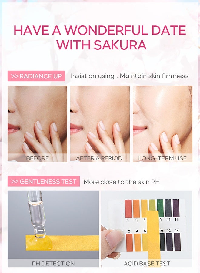 لايكو سيروم ساكورا الياباني - علاج توحيد اللون وشد المسام، سيروم مرطب ومهدئ للبشرة 17 مل - Image 4