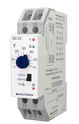 Multispan Star Delta Timer 5A SD22 - Image 1
