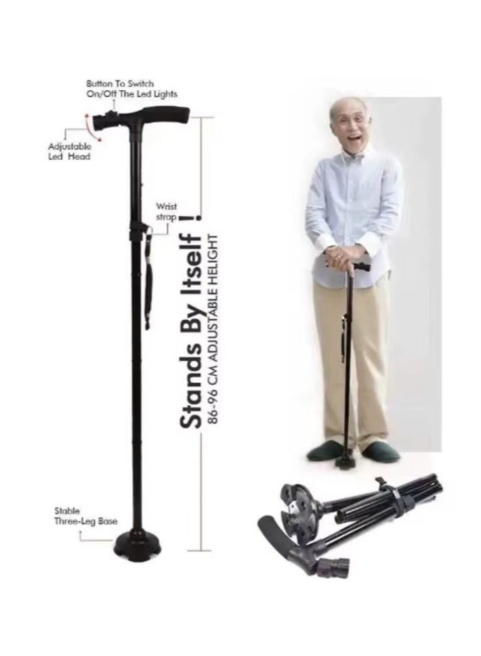 Dependable Folding Cane With Build-In LED Light - Image 4