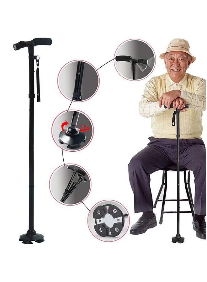 Dependable Folding Cane With Build-In LED Light - Image 3
