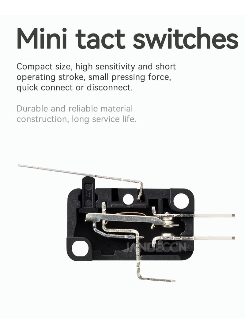 10 قطع مفتاح حد رافعة مفصلية، SPDT 1NO 1NC مفتاح ميكرو سريع العمل V-152-1C25 - Image 3