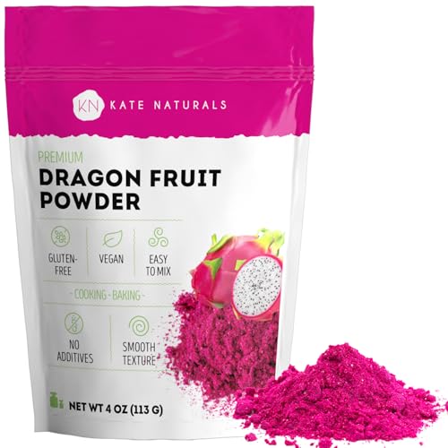 Kate Naturals مسحوق فاكهة التنين من كيت ناتشورالز للخبز والمشروبات (4 أونصات) - Image 1