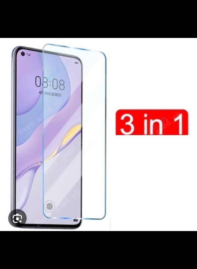 MOAG Huawei Nova 7e 5G  Screen Protector Pack of 3 Tempered Glass HD Clear and Scratch-Resistant