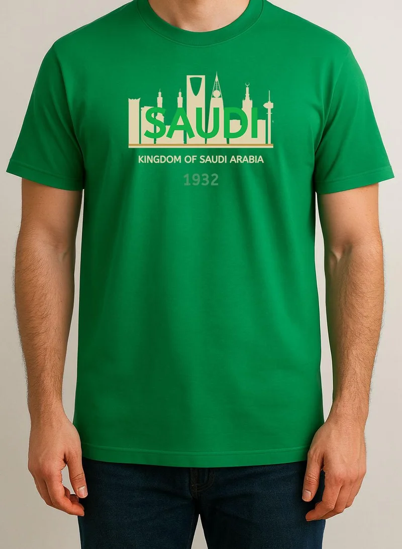 Lowha Cotton T-Shirt for Saudi National Day or Everyday Saudi Pride Wear for Women & Men