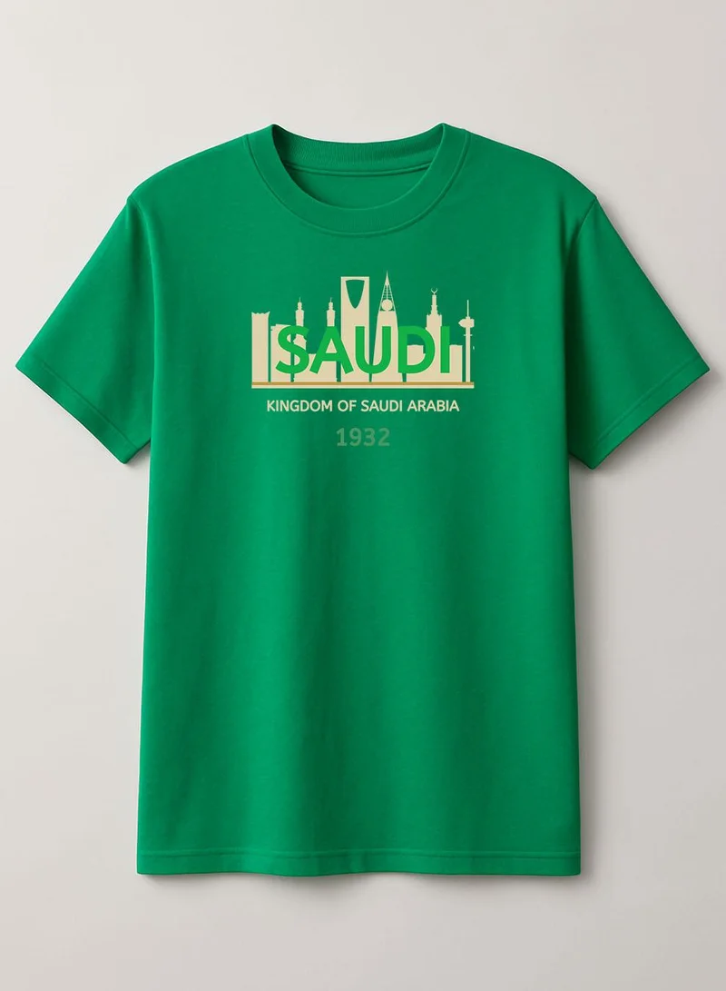 Lowha Cotton T-Shirt for Saudi National Day or Everyday Saudi Pride Wear for Women & Men
