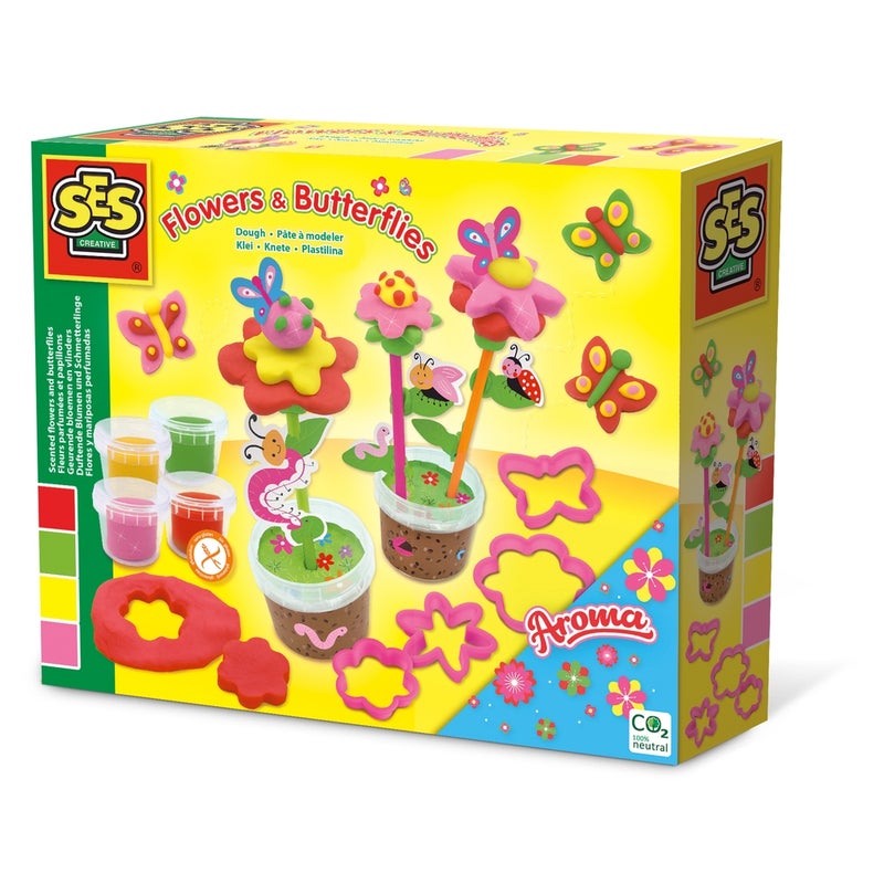 SES Creative - Flowers & Butterflies Dough Set - 433 - Image 1