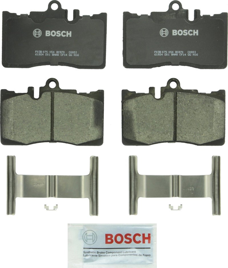 BOSCH مجموعة وسادات الفرامل السيراميكية الهادئة من بوش BC870 - متوافقة مع بعض سيارات لكزس LS430; الأمامية - Image 2