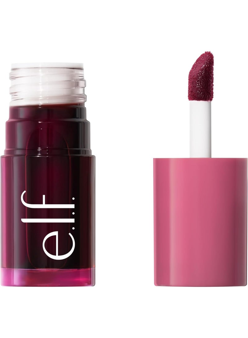 elf Sheer For It Blush Tint - Buildable Stain For Lips + Cheek,Plums Up - Image 1